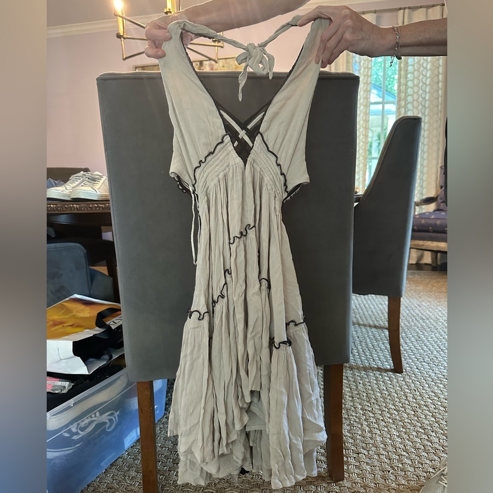 Free people beige dress